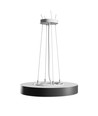 24W Nymphea Optima LED plafondlamp, CCT - Zwarte ring, 112lm/W, Ø30cm, 5 jaar garantie