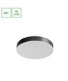 24W Nymphea Optima LED plafondlamp, CCT - Zwarte ring, 112lm/W, Ø30cm, 5 jaar garantie
