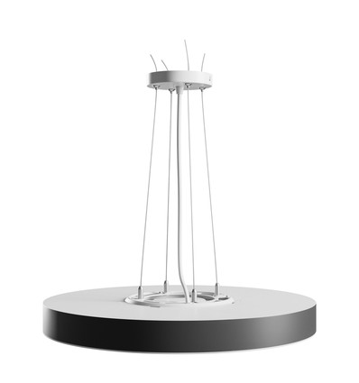 36W Nymphea Optima CCT plafondlamp - 120lm/W, Ø40cm, zwarte ring, instelbare CCT, IP20
