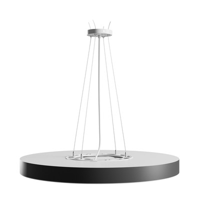 60cm 65W Nymphea Optima plafondlamp - CCT, 7800lm, zwarte ring, 5 jaar garantie