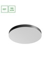 60cm 65W Nymphea Optima plafondlamp - CCT, 7800lm, zwarte ring, 5 jaar garantie