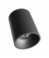 LED plafondspot, instelbaar wattage - Opbouw, 14W-27W, IP44, RA90, UGR19, 5 jaar garantie, zwart