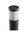 72cm Stella tuinlamp GU10, 6W CCT - IP44, zwart, rond, vervangbare lichtbron, 3 lichtkleuren