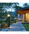 72cm Stella tuinlamp GU10, 6W CCT - IP44, zwart, rond, vervangbare lichtbron, 3 lichtkleuren