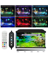 40 cm aquariumarmatuur - 12W, kan worden gebruikt met luchtpomp, RGB+NW, IP68