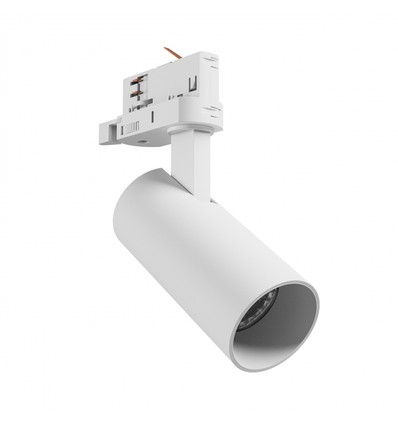 8W 3-fase spanningsrail spot 3-in-1 - 25°, CCT, wit