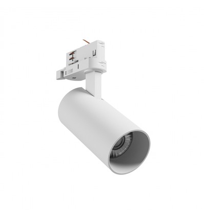 16W 3-fase spanningsrail spot 3-in-1 - 25°, CCT, Wit