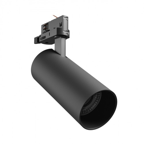 24W 3-fase spanningsrail spot - 25°, CCT, Zwart, 3-in-1