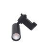 6,5W 1-fase RA98 spanningsrail spot - Zwart, 1F2W