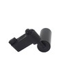 6,5W 1-fase RA98 spanningsrail spot - Zwart, 1F2W