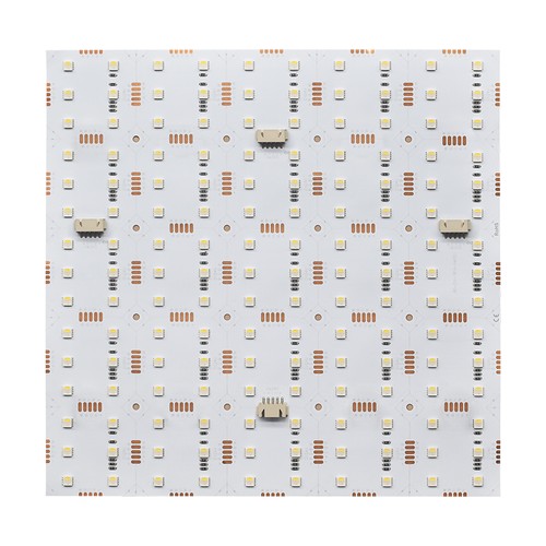 25x25 vouwbaar RGBW LED-paneel RA95 15W - 24V DC, IP20