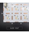 49x24 45W Vouwbaar RGB+CW LED-vel RA95 - 24V DC, IP20