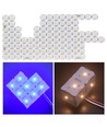 49x24 45W Vouwbaar RGB+CW LED-vel RA95 - 24V DC, IP20