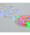 10m RGBIC LED-lichtsnoer - 5V USB, 100 LED, transparante kabel, afstandsbediening + bluetooth