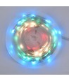 10m RGBIC LED-lichtsnoer - 5V USB, 100 LED, transparante kabel, afstandsbediening + bluetooth