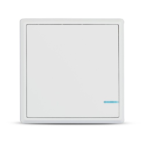Draadloze smart switch, 1-knops - IP54 waterdicht, wit, bereik tot 600m, incl. batterij