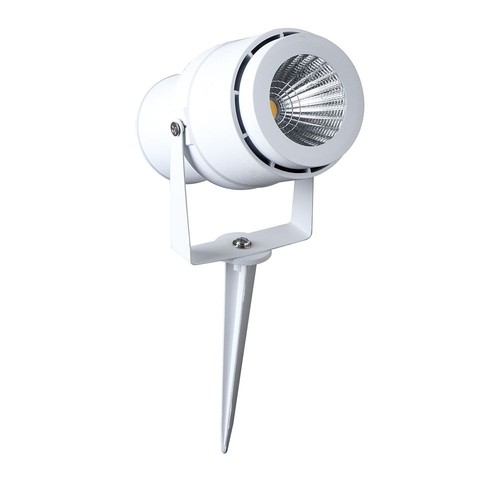 VT-857 tuinlamp 12W - 4000K, wit, grondpin