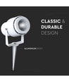 VT-857 tuinlamp 12W - 4000K, wit, grondpin