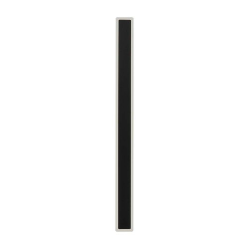 17W LED wandlamp, RA90, zwart - 2330lm, IP65, 4000K, 62,5cm, 360 graden licht