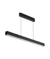 VT-7-44 LED hanglamp 40W - lineair, hangend, Samsung chip, op/omlaag systeem 3-in-1, zwarte behuizing