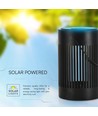 0,5W Solara LED vloerlamp / tafellamp - Zonne-energie, IP44, zwart metaal, warm wit, oplaadbaar, buiten