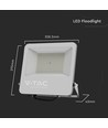 150W LED breedstraler, Samsung LED chip - 160lm/W, IP65, zwart, neutraal wit, buiten