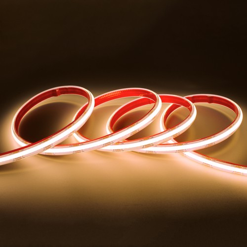 5m 10W/m Waterdichte COB CCT LED strip RA90 - 24V DC, IP68, 576 LED per meter
