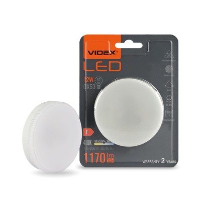 GX53 12W LED-lamp - Neutraal wit