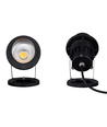 12–24V LED tuinlamp - 11W, zwart, spies, 800 lm, IP65