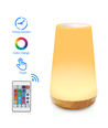 Oplaadbare RGBW LED tafel-/nachtlamp - Wit, touch dimbaar, IP20 binnen
