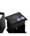 6W CUBIC PRO wandlamp - IP65, zwart, doorlusbaar, verstelbaar, vierkant, op/neer, buiten, incl. lichtbron