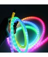 3m RGBIC Neon flex slang - USB, IP20, complete set, geweven touw, Bluetooth App, afstandsbediening