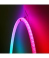3m RGBIC Neon flex slang - USB, IP20, complete set, geweven touw, Bluetooth App, afstandsbediening