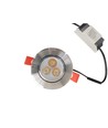 3W Ø8,4cm inbouwspot dimbaar - 12V/24V, zaaggat: Ø7-8 cm, afmetingen: Ø8,4 cm, 4 cm hoog