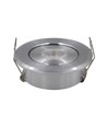 1,5W Ø5,2cm liftspot - Gat: Ø4,4 cm, Afmetingen: Ø5,2 cm, 25° stralingshoek, 1m kabel