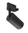 6W 3-fasen dimbare GU10 DimToWarm spanningsrailspot - Zwart, 1800K-3000K, incl. lichtbron