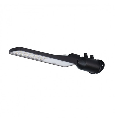30W schemerings LED straatlamp - Schemeringssensor, Ø60 mm, IP65, zwart, 230V
