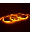 5m 9W/m Geel Dot-free COB-LED strip - 24V DC, IP67, 240 LED/m, 5 jaar garantie