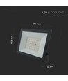 50W LED-breedstraler - Werklamp, buiten