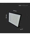 200W LED-breedstraler - IP65, werklamp, buiten