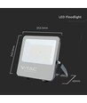 100W LED-breedstraler - 185lm/W, werklamp, buiten