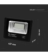 300W LED breedstraler op zonne-energie - 4200lm, IP65, 6000K, incl. zonnepaneel en afstandsbediening