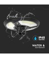 10W Solara LED tuinlamp met sensor - IP65, 1500lm, zwart, rond, incl. afstandsbediening en timer