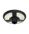Vt-45w LED-tuinfakkel 7,5W - zonnecel aangedreven, rond, met sensor, RF-afstandsbediening, 6500K, IP65