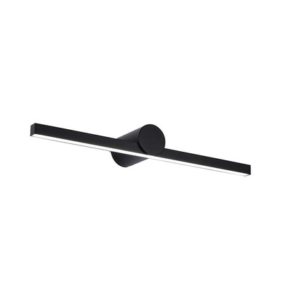 10W LED spiegellamp - 153lm/W, IP65, zwart aluminium, 180° stralingshoek