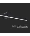 10W LED spiegellamp - 153lm/W, IP65, zwart aluminium, 180° stralingshoek