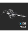 10W LED spiegellamp - 153lm/W, IP65, zwart aluminium, 180° stralingshoek
