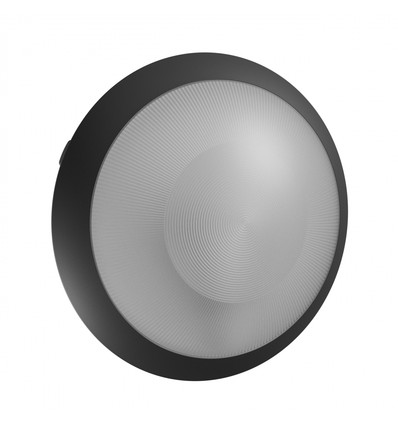 E27 Doorlusbare Plafondlamp - IP65, IK08, Ø30cm, Hoogte: 9cm, Zonder lichtbron