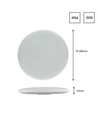 32W Nymphea Black & White Rings plafondlamp - CCT, IP54, Ø32cm, 4150lm, 115 graden, wit/zwarte rand