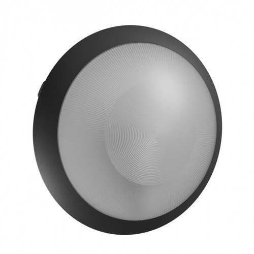 E27 Doorlusbare Sensorlamp - IP65, Ø30cm, Hoogte: 9cm, Microgolfsensor, IK08, zonder lichtbron